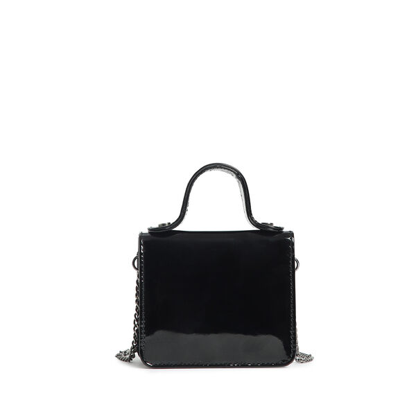 Fastrack Micro Clutch for Women | Stylish Micro Clutch with Chain Strap | Premium Clutch with Multiple Pockets made of High-Quality Faux Leather (Black) - image number 2