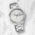 Fastrack Stunners Quartz Analog Silver Dial Metal Strap Watch for Guys - image number 0