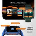 Fastrack Navstar Smartwatch 1.85" inch AMOLED Display, GPS, AI Chat, Offline Voice Commands, Functional Crown - image number 4