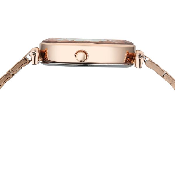 Vyb Prodigy By Fastrack Quartz Analog Silver Dial Rose Gold Stainless Steel Strap Watch For Girls - image number 7