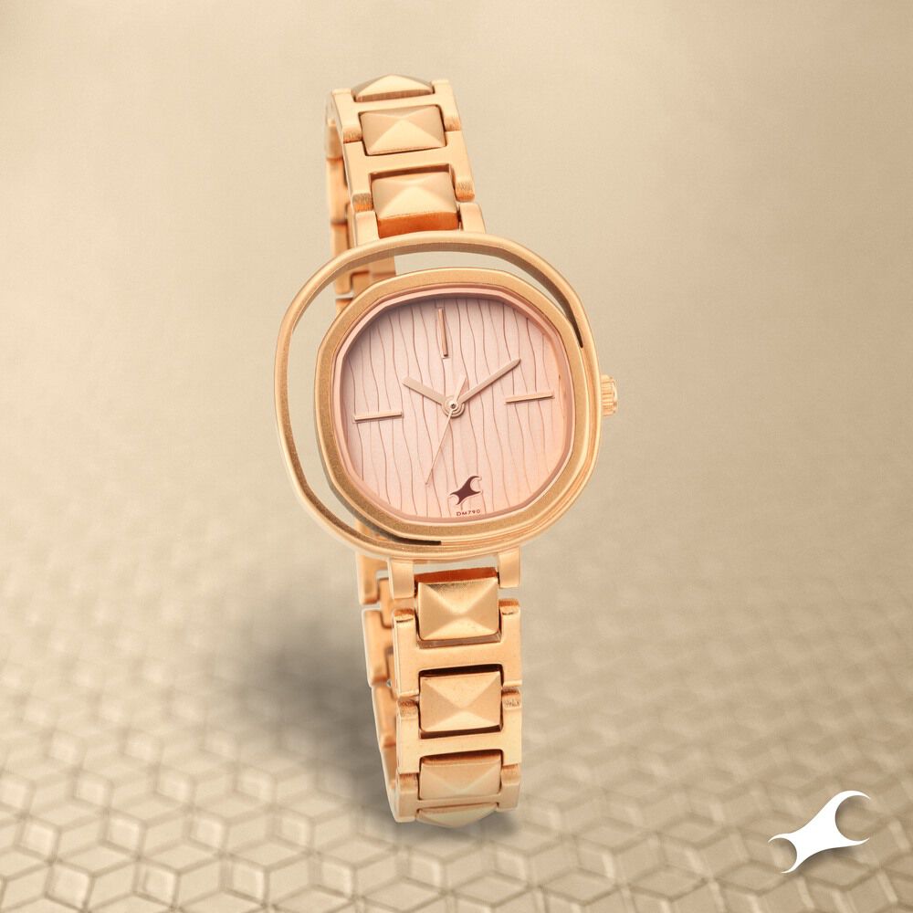 Fastrack watches rose gold 2025