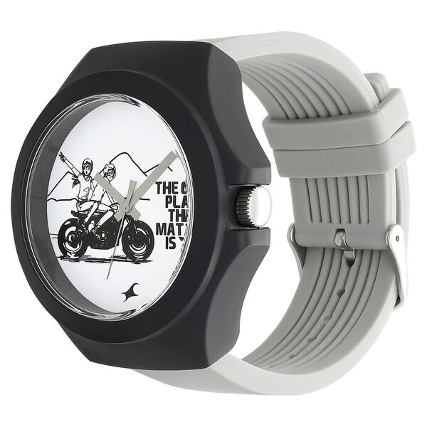 Fastrack Road Trip Quartz Analog Multicoloured Dial Silicone Strap Unisex Watch - image number 2