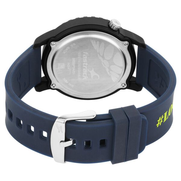 Fastrack Lockdown Quartz Analog Green Dial Silicone Strap Unisex Watch - image number 4