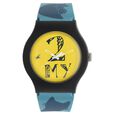 Fastrack Quartz Analog Black Dial Silicone Strap Watch for Unisex
