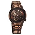 Fastrack Exuberant Quartz Multifunction Brown Dial Stainless Steel Strap Watch for Guys - image number 2