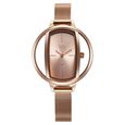 Fastrack Vyb Charmer Quartz Analog Rose Gold Dial Stainless Steel Strap Watch for Girls - image number 1
