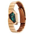 Fastrack Wild Quartz Analog Green Dial Rose Gold Stainless Steel Strap Watch For Girls - image number 5