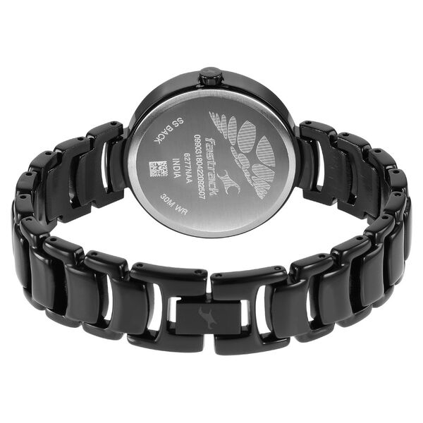 Fastrack Uptown Retreat Quartz Analog Black Dial Metal Strap Watch for Girls - image number 5