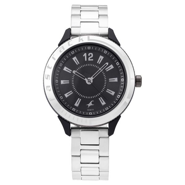Fastrack Varsity Black Dial Quartz Analog Watch for Girls - image number 1