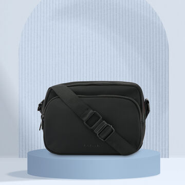 Fastrack Iredescent Sling Bag in Black