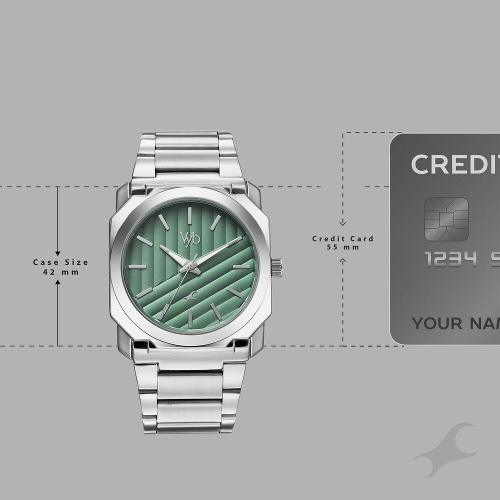 Buy Online Vyb Challenger By Fastrack Quartz Analog Green Dial