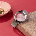 Fastrack Vyb Runway Quartz Analog Silver Dial Stainless Steel Strap Watch For Girls - image number 0