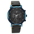 Fastrack Kronos Multifunction Black Dial Leather Strap Watch for Guys - image number 1