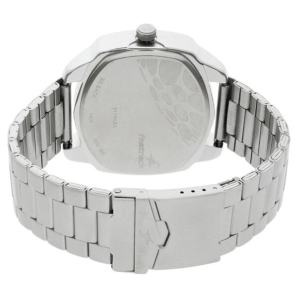 Fastrack Quartz Analog Black Dial Stainless Steel Strap Watch for Guys - image number 3