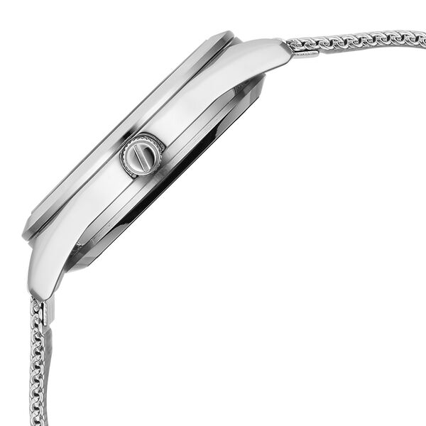 Vyb Runway By Fastrack Quartz Analog Silver Dial Silver Stainless Steel Strap Watch For Girls - image number 5