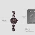 Vyb Siren By Fastrack Quartz Analog Purple Dial Purple Stainless Steel Strap Watch For Girls - image number 3