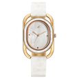Fastrack Younique Quartz Analog Pink Mother Of Pearl Dial Two Toned Acetate & Metal Strap Watch For Girls