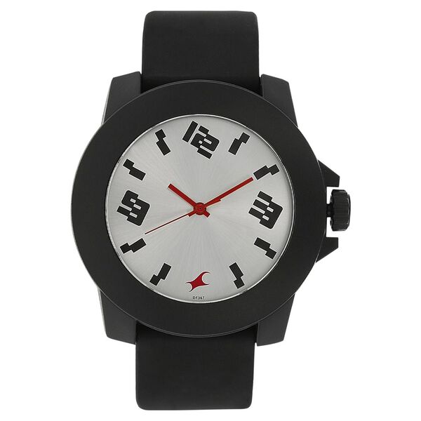 Fastrack Quartz Analog Silver Dial Plastic Strap Watch for Unisex - image number 0