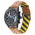 Fastrack Fastfit Quartz Analog with Day and Date Blue Dial Leather Strap Watch for Guys - image number 2