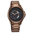 Fastrack Groove Quartz Analog with Date Black Dial Brown Stainless Steel Strap Watch For Guys - image number 4