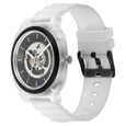 Fastrack Bare Quartz Analog Skeleton Unisex Watch With Anthracite Dial And Translucent Plastic Strap - image number 3