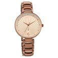 Fastrack Ruffles Quartz Analog with Date Beige Dial Stainless Steel Strap Watch for Girls - image number 2
