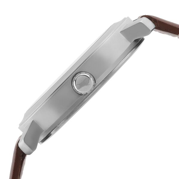 Fastrack Quartz Analog Grey Dial Leather Strap Watch for Guys - image number 3