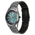 Fastrack Wild Quartz Analog Green Dial Gun Metal Strap Watch For Guys - image number 5