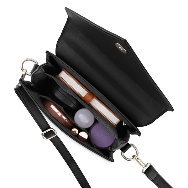 Fastrack Black Structured Satchel Bag for Women - image number 6