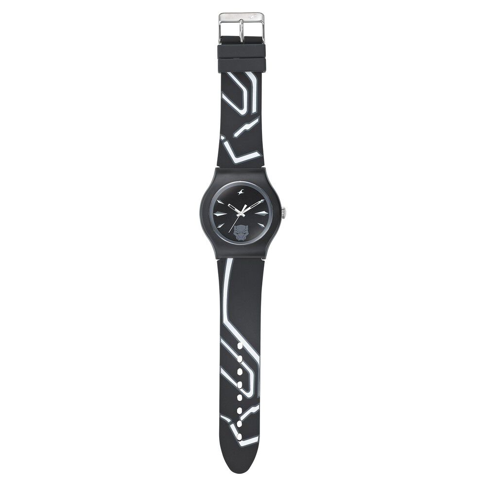 Fastrack black panther watch outlet