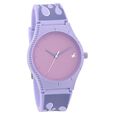 Fastrack Tees BTS Quartz Analog Purple Dial Purple Silicone Strap Watch for Girls - image number 1