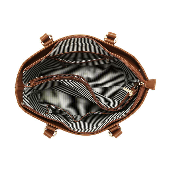 Fastrack Essential Tote with Pockets in Tan - image number 5