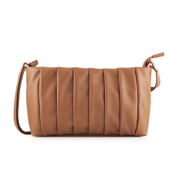 Fastrack Pleated Sling Bag in Tan - image number 3