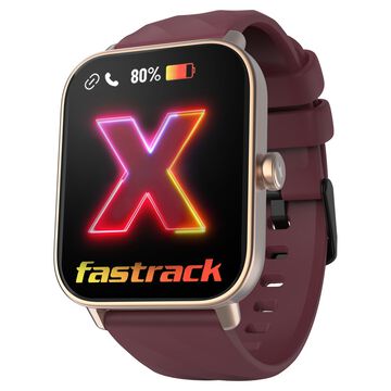Fastrack Limitless Glide X Advanced UltraVU HD Display, Functional Cown, BT Calling, 100+ Sports Modes & Watchface