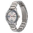 Fastrack Quartz Analog with Day and Date Silver Dial Stainless Steel Strap Watch for Girls - image number 2