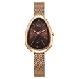 Vyb Prodigy By Fastrack Quartz Analog Brown Dial Metal Strap Watch For Girls - image number 2