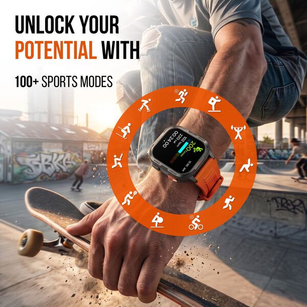 Fastrack Smart Xtreme S Smartwatch with 4.9 cm AMOLED Display BT Calling & Health Monitoring - image number 6
