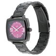 Fastrack Loopholes Quartz Analog with Date Pink Dial Stainless Steel Strap Watch for Girls - image number 1