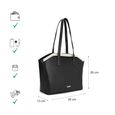 Fastrack MonoEdge shoulder bag - black and white - image number 8