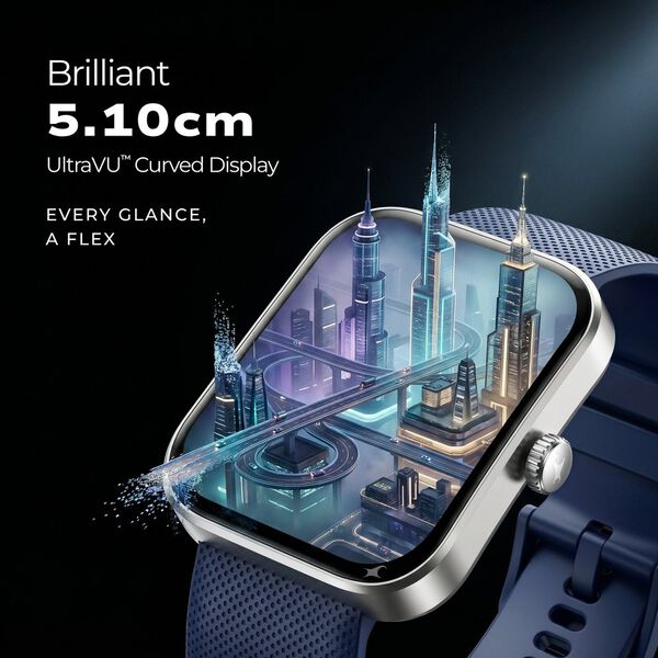 Fastrack Revoltt FS3 Smartwatch with 2.01" TFT Display,Push Button Interactions, HRM, SpO2, Sleep, Rotary Crown - image number 1