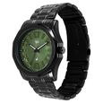Vyb Horizon By Fastrack Quartz Analog Green Dial Metal Strap Watch For Guys - image number 3