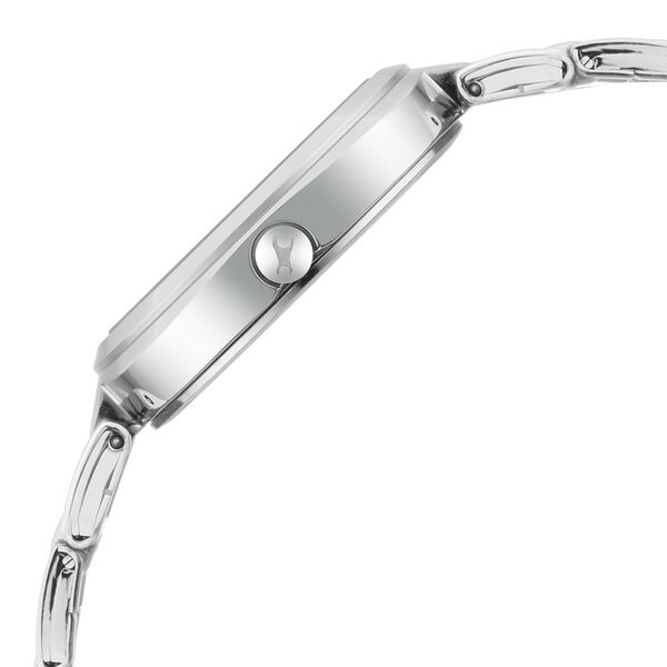 Fastrack Stunners Quartz Analog Silver Dial Metal Strap Watch for Girls - image number 4