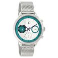 Fastrack Denim Quartz Multifunction White Dial Stainless Steel Strap Watch for Girls - image number 1