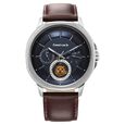 Fastrack Exuberant Quartz Multifunction Blue Dial Leather Strap Watch for Guys - image number 1