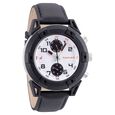 Fastrack Quartz Analog White Dial Leather Strap Watch for Guys - image number 0