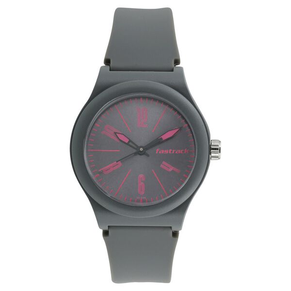 Fastrack Quartz Analog Grey Dial Strap Watch for Unisex - image number 0