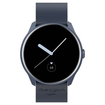 Fastrack Invoke Pro Smartwatch - Enhanced Calling, Split-Screen Navigation, Water-Resistant With Blue Strap