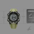 Fastrack StreetStyle Digital Dial Green Polyether Strap Watch For Unisex - image number 3