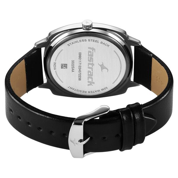 Fastrack Groove Quartz Analog Green Dial Guys Leather Watch - image number 4