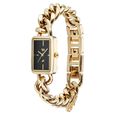 Fastrack Vyb Prodigy Quartz Analog Black Dial Golden Color Metal Strap Watch For Girls - image number 3